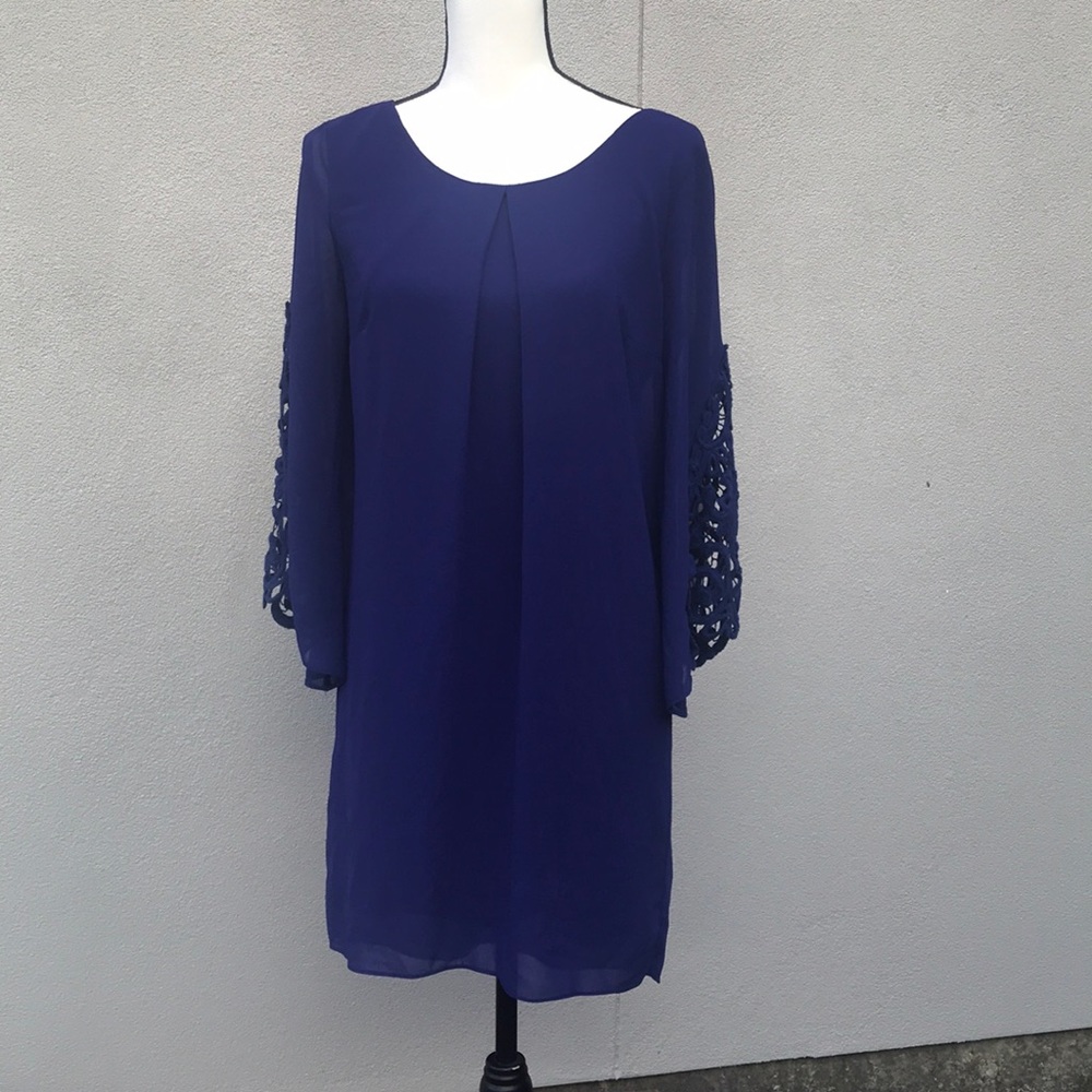 I.N. San Francisco purple dress medium